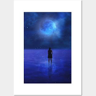 Calm II (Night) Posters and Art